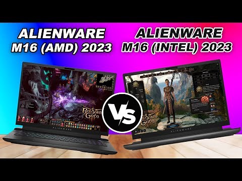 Dell Alienware m16 (Intel) 2023 vs Alienware m16 (AMD) 2023