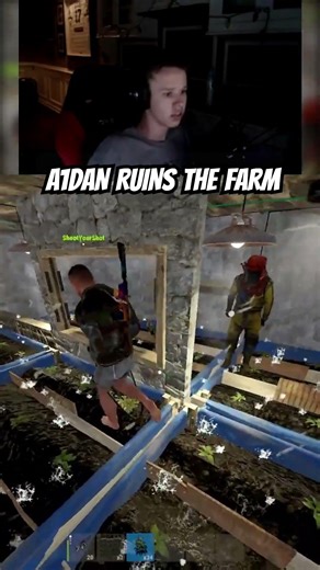 A1dan ruins the entire farm base