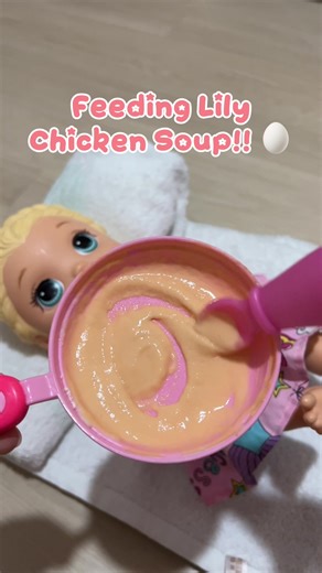 Feeding Baby Alive Lily Chicken Soup Tutorial
