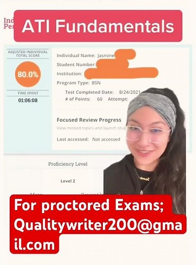 I Passed My ATI Fundamentals Exam 2025 | 70 Questions with 100% Score!