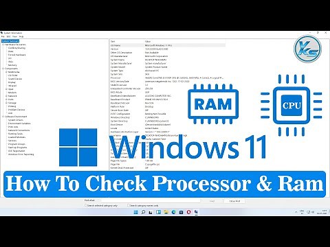 ✅ How To Check Processor And RAM On Windows 11 | Windows 11 Me Processor Or RAM Kaise Check Kare
