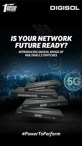 Get ready to Unleash the Power of Network Connectivity with Digisol’s High-Speed future-ready range of Multigig L3 Switches! For more details: https://tinyurl.com/mr38ehj6 #MultigigL3Switches #HighSpeed #Digisol #Switches #ITNetworkingSolutions | Digisol Solutions
