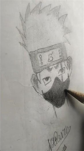 how to make kakashi #shorts.