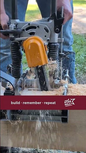 operating the mafell chain mortiser | ready to build timber framing class