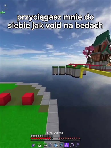 Bedwars Snow Void Trap in Minecraft