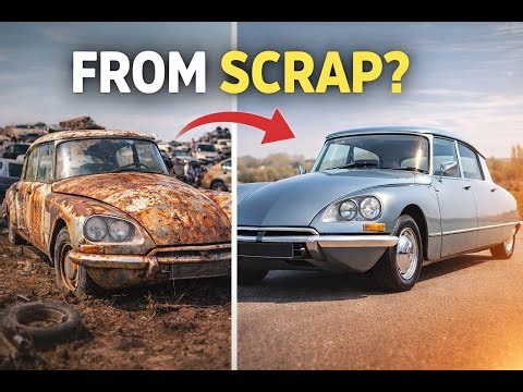 👉 ASMR Car Restoration | 1960 Citroën DS – Total Restoration from Scrap
