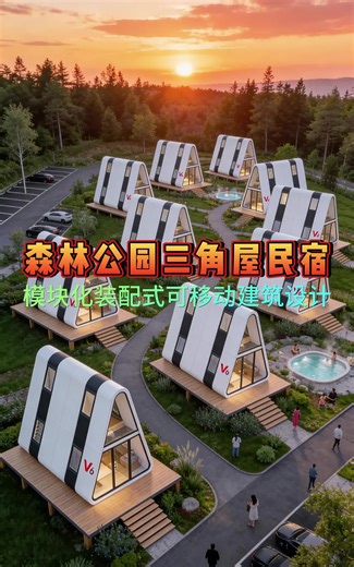 Unique Forest Triangle House Built in 72 Hours