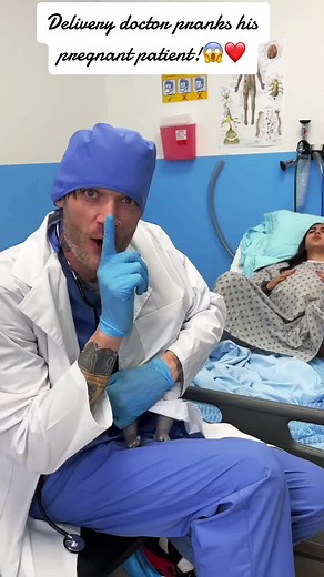 Delivery Doctor Pranks Pregnant Patient! Watch the Hilarious Moment