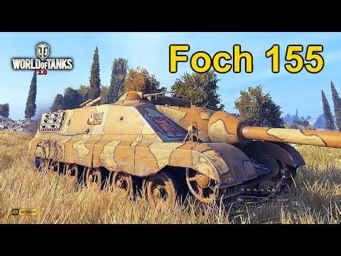 AMX 50 Foch 155, 12K DMG & 5 Frags in Abbey - World of Tanks