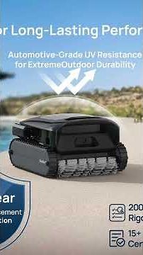 WYBOT M1 Robotic Pool Vacuum Cleaner – 7 Cleaning Modes & 6 Intelligent Paths • Dual Filtration