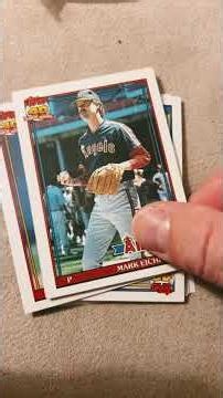 1991 Topps Baseball Pack Opening