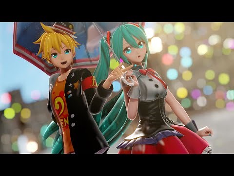 【MMD MV】Drop Pop Candy - Hatsune Miku ・ Kagamine Len (English / Romaji Sub)
