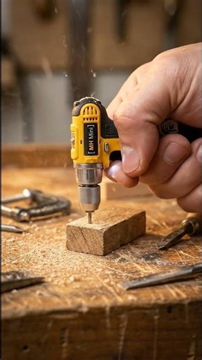 “Can this tiny drill handle real work? Let’s test it! 👀🔧”