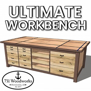 Ultimate Workbench / Outfeed Table Plan — 731 Woodworks