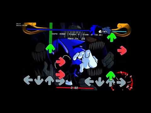 fnf INVINCIBLE cyclops sonic vs sonic V2.0