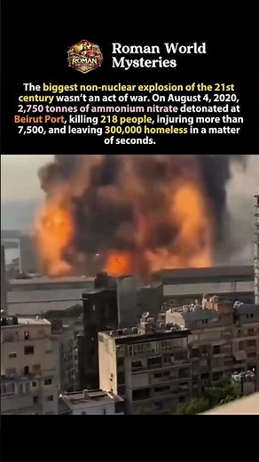 The Largest Non-Nuclear Explosion of the 21st Century Wasn’t a War