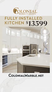 39K views | At Colonial Marble & Granite we make it easy! Save Big: $13599 for a fully installed Kitchen! | Colonial Marble & Granite | Facebook
