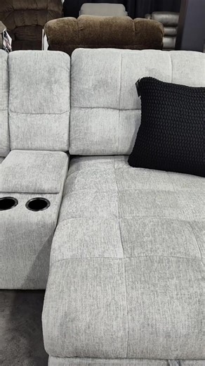 Eleanor Power Sectional from Manwah 2 Power Slides, Storage Chaise, Console, Cupholders and the softest fabric! Did we mention it's MODULAR?? . . . . #noncommission #wisersfurniture #shoplynden #shoplocal #founditatwisers #homedecor #localbusiness #familyowned #everydaylowprice #lyndenwa | Wisers Furniture | Facebook