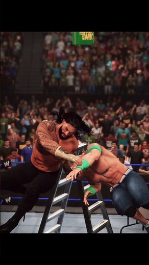 When Roman Reigns DESTROYED John Cena 🔥| WWE #romanreigns #johncena #wwe #shorts