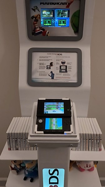 I 3D printed a whole Nintendo 3DS kiosk that works😱 #3dprinting #Nintendo3ds #3ds #nintendo #shorts