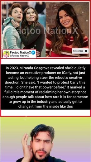 Miranda Cosgrove Took Control of iCarly Reboot as Executive Producer! 🎬 #hollywoodbuzz