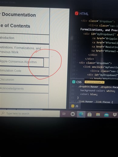 HTML, CSS & Javascript | Anyone know what is causing this space to appear in my nav bar | Facebook