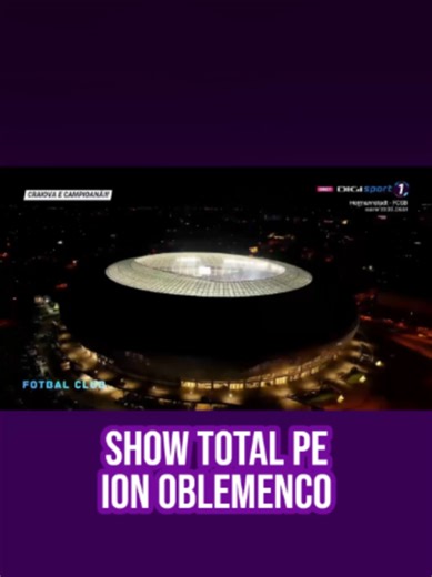 Spectacol de artificii pe Stadionul Ion Oblemenco după câștigarea titlului