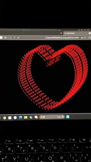 Hearth Animation Using Python❤ #shorts #coding