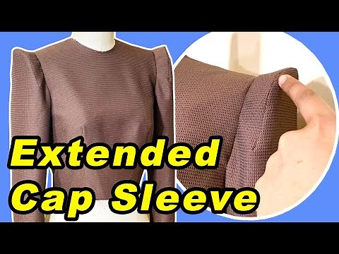 EXTENDED CAP SLEEVES: CRESCENT MOON SHAPE | SLEEVE STYLES | LA MODÉLISTE