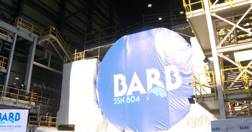 New year brings continued work on future USS Barb at Newport News Shipbuilding