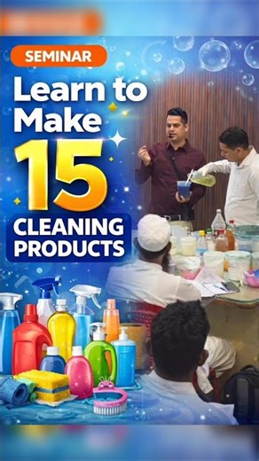 🔥Learn to Make 15 Cleaning Products To Start Your Business✅️