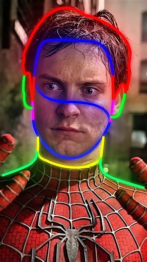 How to draw Spider Man 🤯❤️ #art #spiderman #tobeymaguire #peterparker #marvel #viral #drawing #fyp