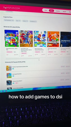 how to put games onto modded dsi #dsi #moddingconsole #pokemon | Modded DS
