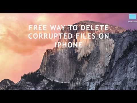 Free Way to Delete Corrupted Files on iPhone