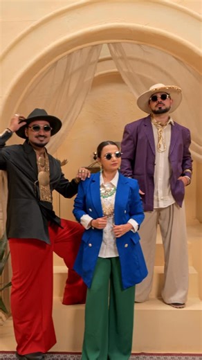 PARTH PATEL on Instagram: "Breaking boundaries with style! Blending formal wear with trendy accessories, statement jewellery, and a dash of attitude - topped off with a chic hat 🎩 . Pushing limits, creating vibes . . . In frame: @roopalshahshah @abhishek_ootd @zparaspatel Jewellery: @moahar23 Makeup: @rajvi_makeupartist Shoot & Edit: @jayjoshiproduction Studio: @avf_studios @aashkabhakta Outfits: @paras_16791 . . #modernchic #trendsetter #stylefusion"