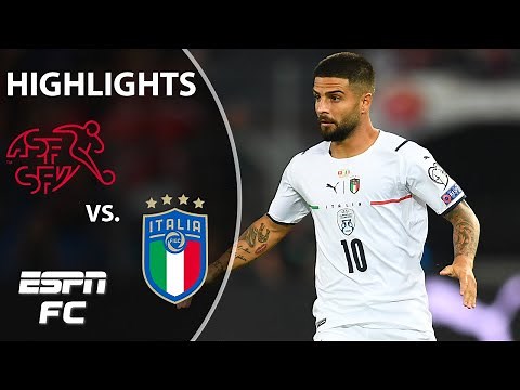 Italy sets world record after draw with Switzerland | World Cup Qualifying Highlights | ESPN FC