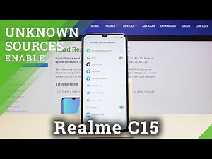 How to Allow Unknow Sources in Realme C15 – Download Apps from Browser