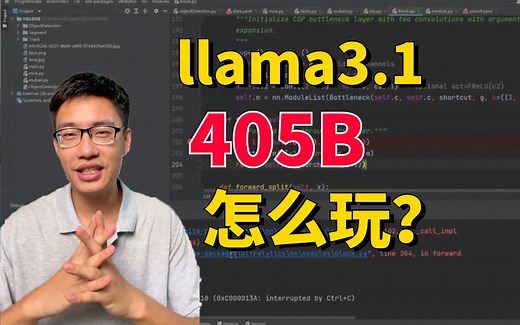 llama3.1国内可直接使用教程，405B堪称最强开源大模型，API无限调用，迪哥带你怎么玩，手把手教你打造自己的大模型！-人工智能、大模型、深度学习、NLP