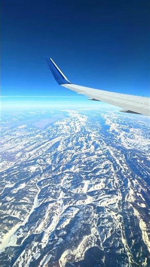 Delta 767 Window Seat View Over Idaho – SFO ➜ JFK