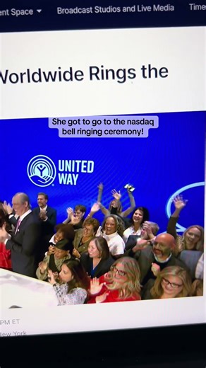 Today as a network ‘rang in’ the holiday and giving season with the closing bell ringing ceremony!