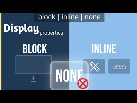 # _61 How to use CSS में display प्रॉपर्टी: block,inline,none का सही इस्तेमालLayout Secrets Revealed