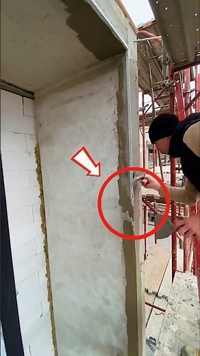 Perfect Wall Corners! Pro Plastering with Trowel & Metal Corner Bead