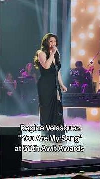 Regine Velasquez Live Performance : You Are My Song at 38th Awit Awards