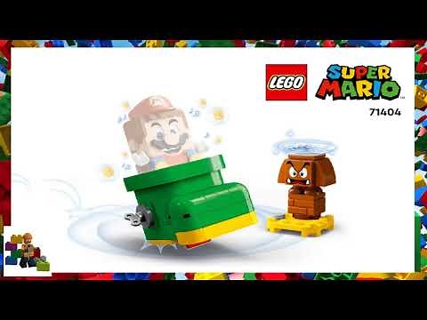 LEGO instructions - Super Mario - 71404 - Goomba's Shoe