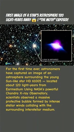 FIRST Image of a Star’s Astrosphere 120 Light-Years Away 😱 #space