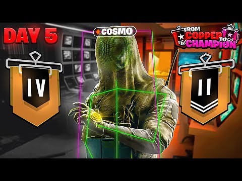 DAY 5 – Ranked Rainbow Six Siege with COSMO CHEATS (Road to CHAMPION)