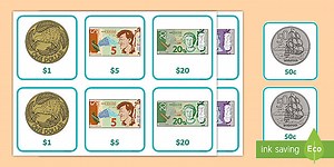 New Zealand Money Matching Cards