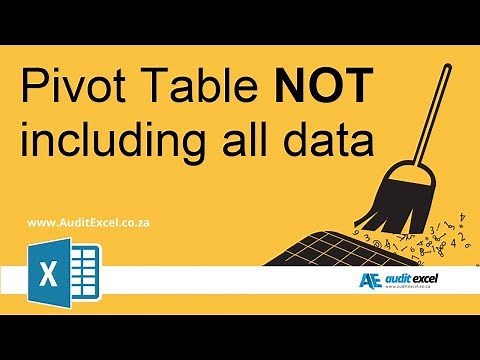 Pivot table not showing all data- which one was your issue?