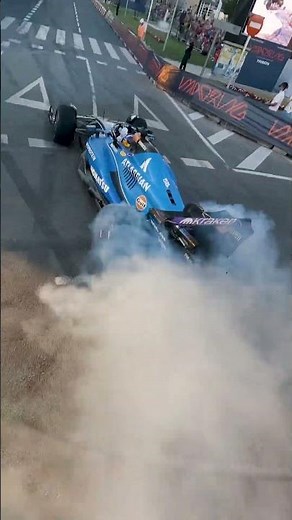 The moment Carlos became the first F1 driver to take to the new Madrid track 😏✅ #f1 #carlosainz
