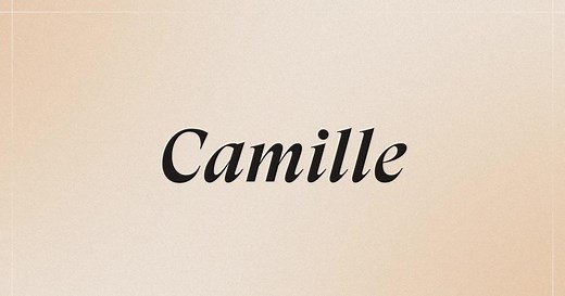 Prénom Camille : signification, origine, caractère..